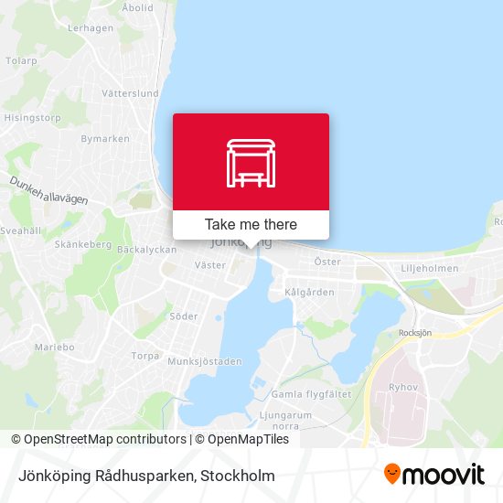 Jönköping Rådhusparken map