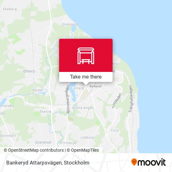 Bankeryd Attarpsvägen map