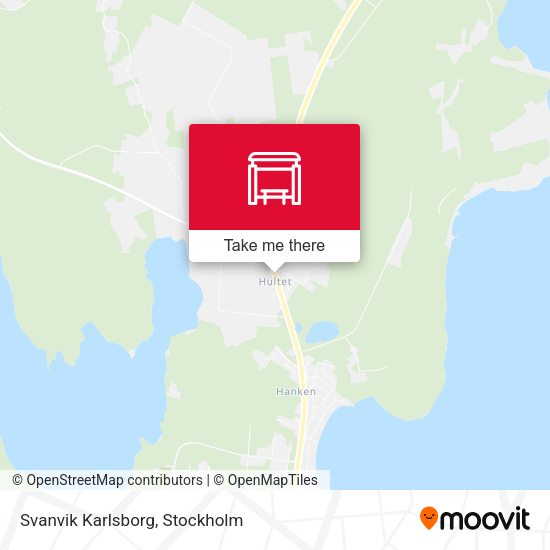 Svanvik Karlsborg map