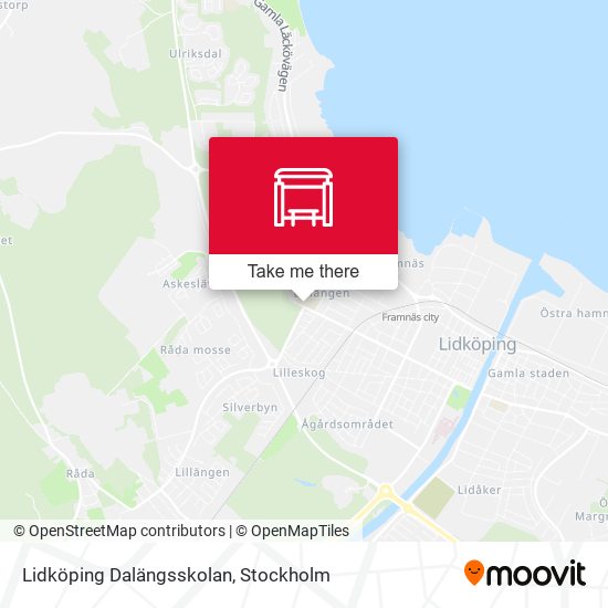 Lidköping Dalängsskolan map