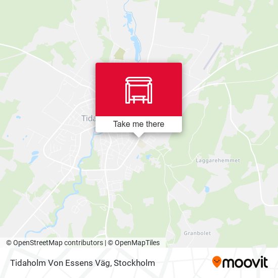 Tidaholm Von Essens Väg map