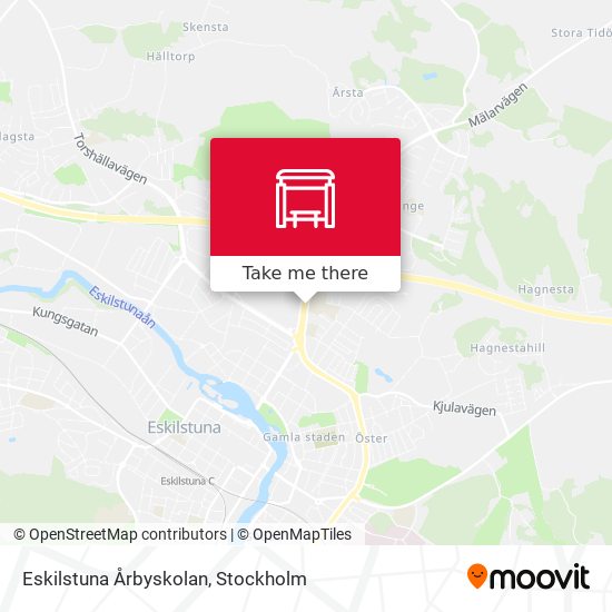 Eskilstuna Årbyskolan map