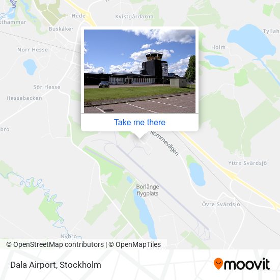 Dala Airport map