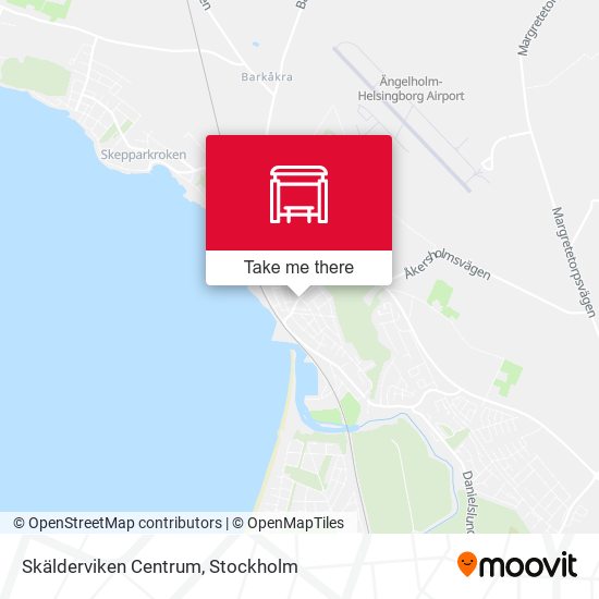 Skälderviken Centrum map