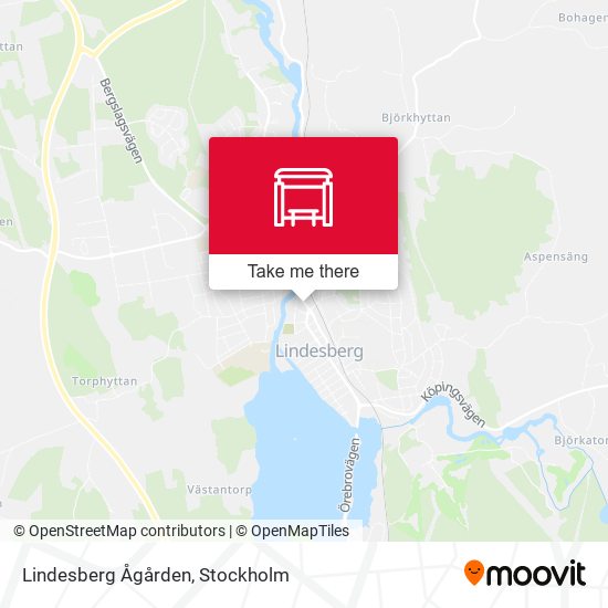 Lindesberg Ågården map