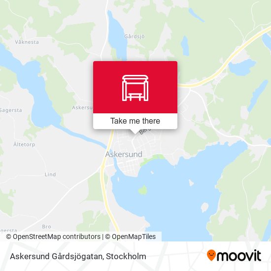 Askersund Gårdsjögatan map