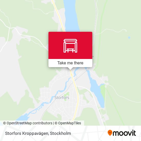 Storfors Kroppavägen map