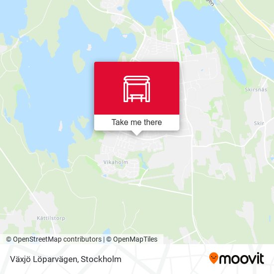 Växjö Löparvägen map