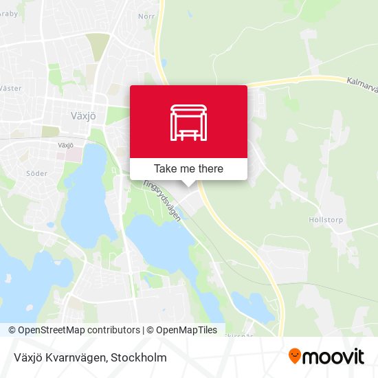 Växjö Kvarnvägen map