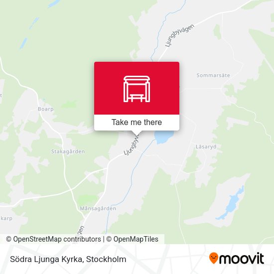 Södra Ljunga Kyrka map