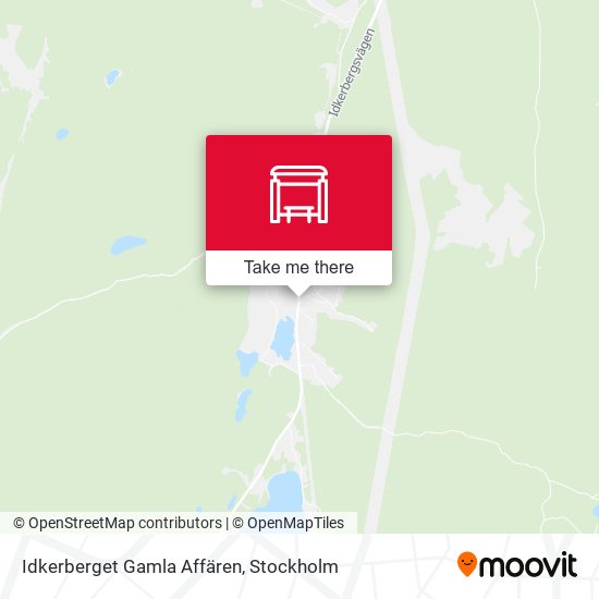 Idkerberget Gamla Affären map