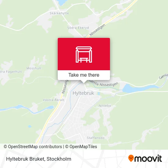 Hyltebruk Bruket map