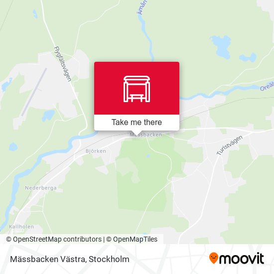 Mässbacken Västra map