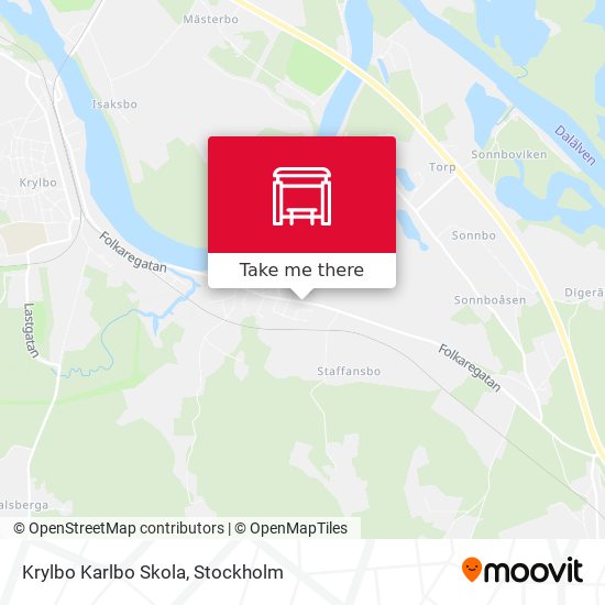 Krylbo Karlbo Skola map