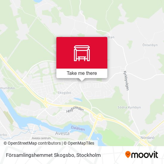 Församlingshemmet Skogsbo map