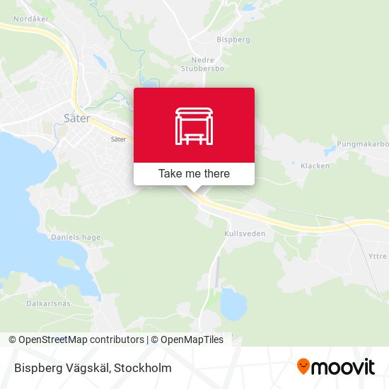 Bispberg Vägskäl map
