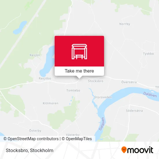 Stocksbro map