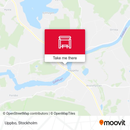 Uppbo map