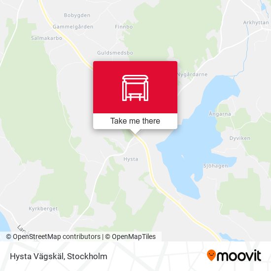 Hysta Vägskäl map