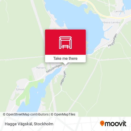 Hagge Vägskäl map