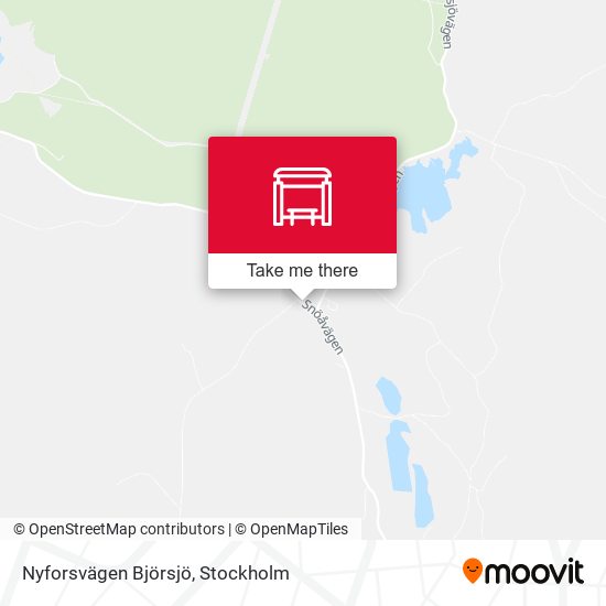 Nyforsvägen Björsjö map