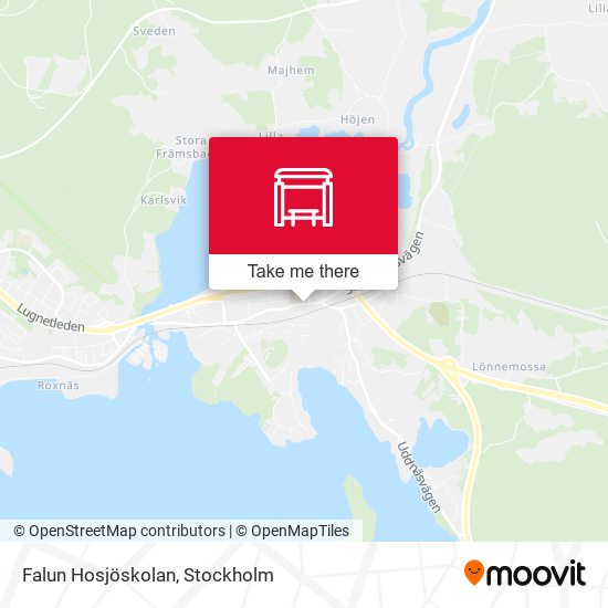 Falun Hosjöskolan map