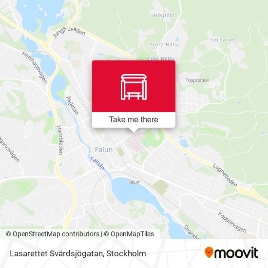 Lasarettet Svärdsjögatan map