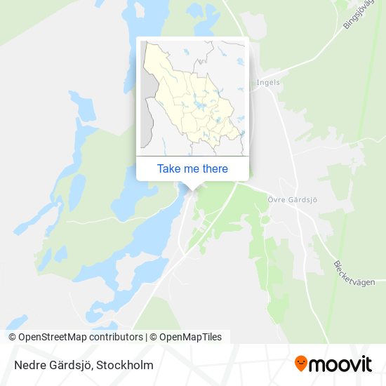 Nedre Gärdsjö map