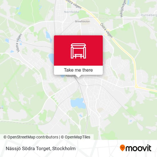 Nässjö Södra Torget map