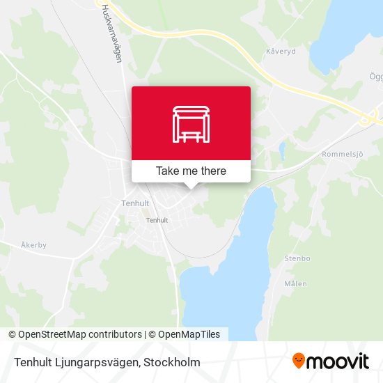 Tenhult Ljungarpsvägen map