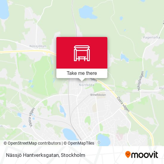 Nässjö Hantverksgatan map