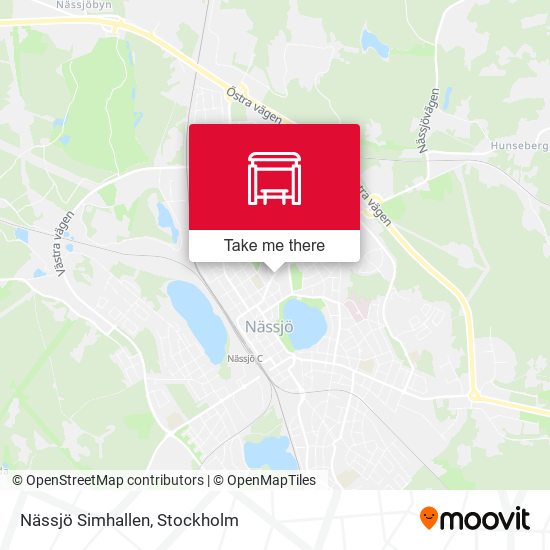 Nässjö Simhallen map