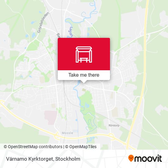 Värnamo Kyrktorget map