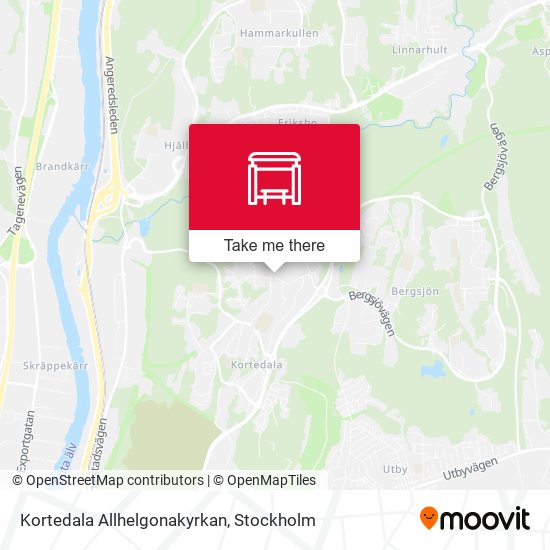 Kortedala Allhelgonakyrkan map