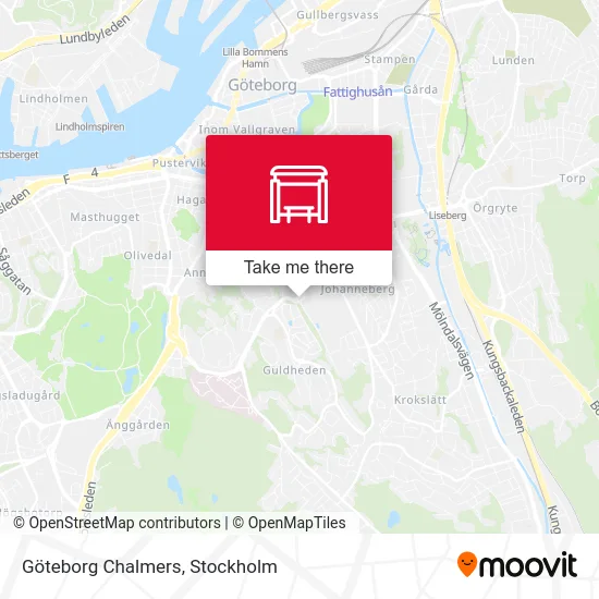 Göteborg Chalmers map