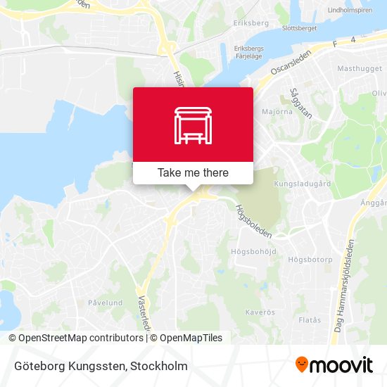 Göteborg Kungssten map