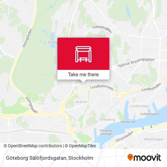 Göteborg Sälöfjordsgatan map