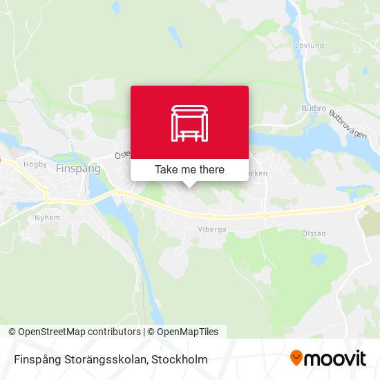 Finspång Storängsskolan map