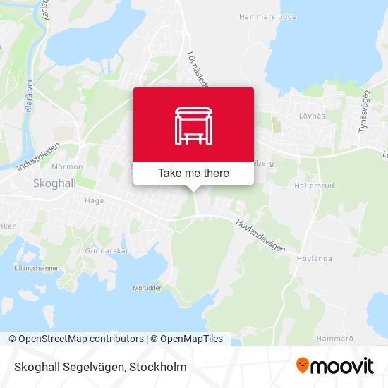 Skoghall Segelvägen map