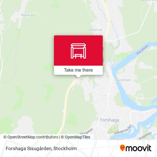 Forshaga Sisugården map