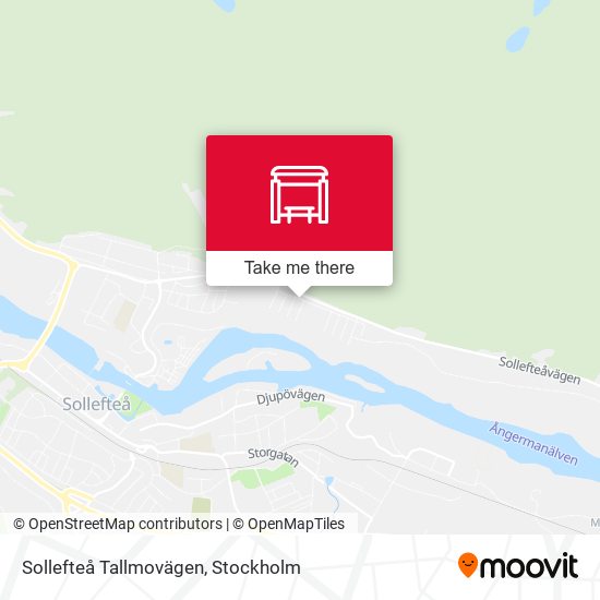 Sollefteå Tallmovägen map