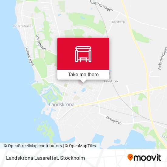 Landskrona Lasarettet map