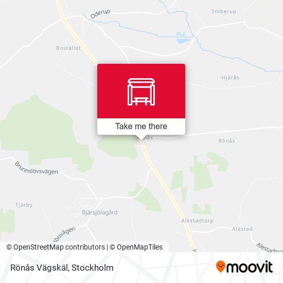 Rönås Vägskäl map