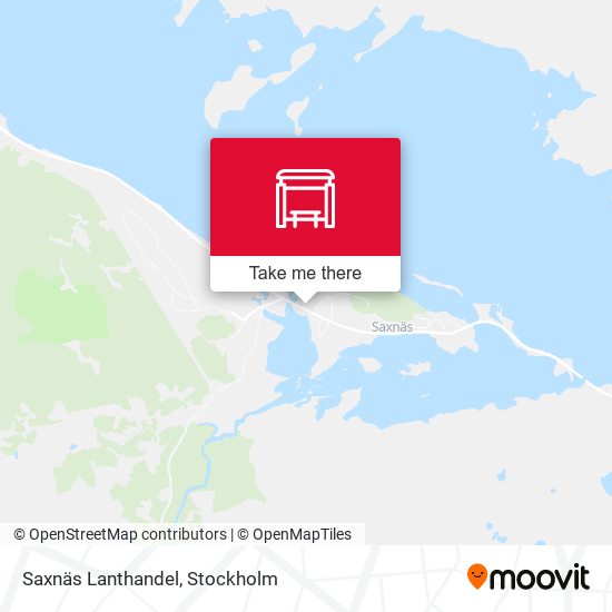 Saxnäs Lanthandel map