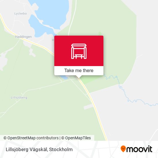 Lillsjöberg Vägskäl map