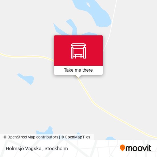 Holmsjö Vägskäl map