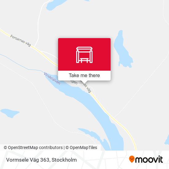 Vormsele Väg 363 map