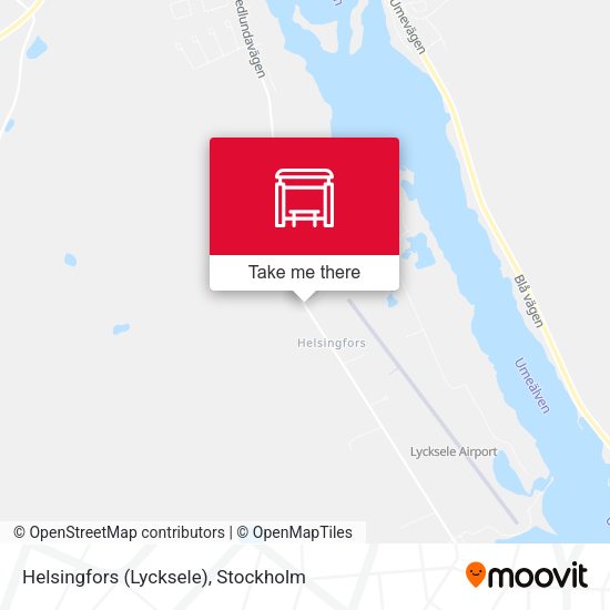 Helsingfors (Lycksele) map