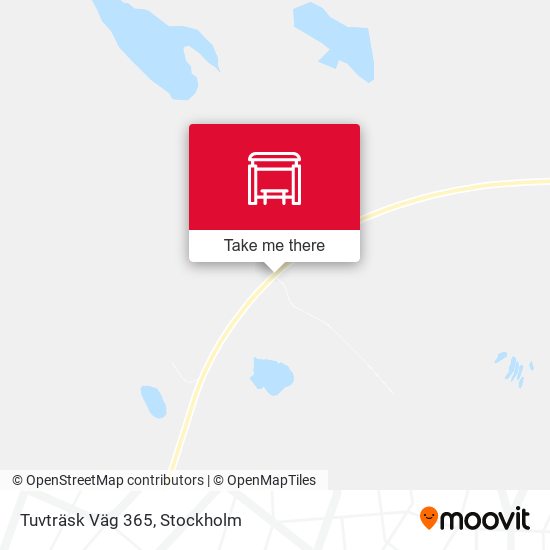 Tuvträsk Väg 365 map
