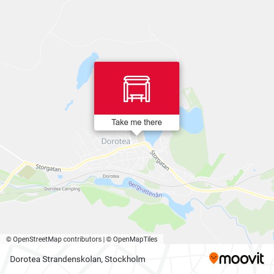 Dorotea Strandenskolan map